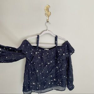 Anthro cosmic blouse